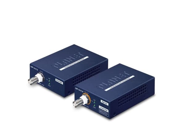 PLANET ASSMANN 1x Long Reach PoE Over Coax Extender Kit, Nätverkssändare och -mottagare, 1000 m, 10,100 Mbit/s, 10/100Base-T(X), IEEE 802.3, IEEE 802