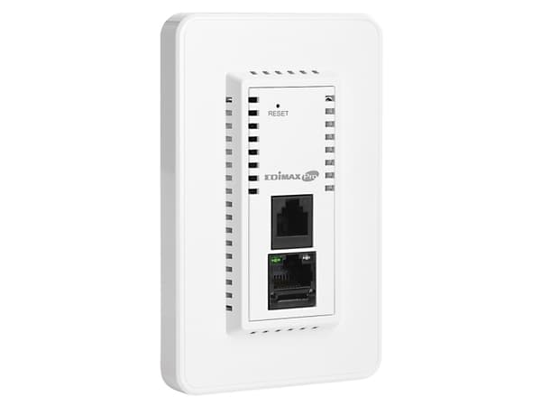 Edimax Pro IAP1200 3-in-1 PoE - Trådløst tilgangspunkt - Wi-Fi 5 - 2.4 GHz, 5 GHz - i veggen