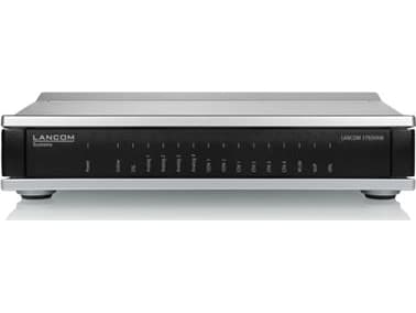 Lancom Systems 1793VAW, Wi-Fi 5 (802.11ac), Kaksitaajuus (2,4 GHz/5 GHz), Ethernet LAN, ADSL2+, Musta, Harmaa, Pöytäreititin