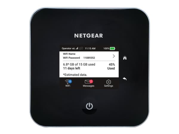 NETGEAR Nighthawk M2 Mobile Router - Mobilsone - 4G LTE Advanced - 1 Gbps - 1GbE, Wi-Fi 5