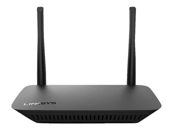 Linksys AC1200 Dual-Band WiFi 5 -reititin, Wi-Fi 5 (802.11ac), Kaksitaajuus (2,4 GHz/5 GHz), Ethernet LAN, Musta, Pöytäreititin
