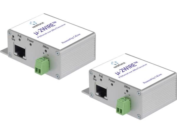 Renkforce RF-3684874 Nätverksförlängning 2-wire Räckvidd (max.): 300 m 2 x 200 MBit/s med PoE-funktion