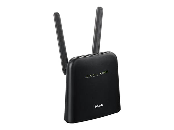 D-Link DWR-960 - Trådløs ruter - WWAN 2-port svitsj - 1GbE Dobbeltbånd - 4G Sort