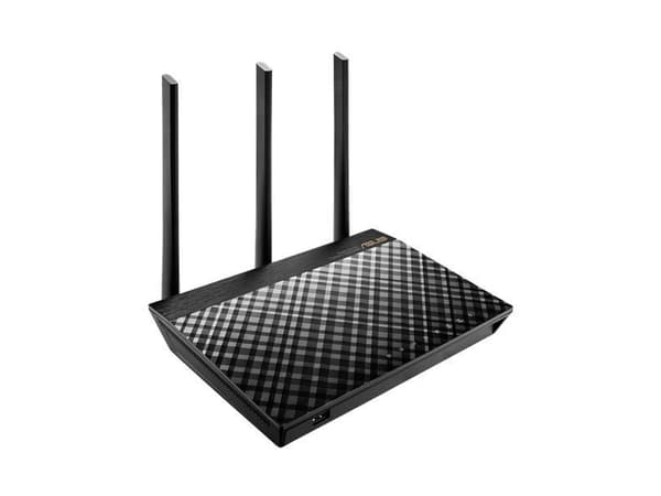 ASUS RT-AC1900U - Trådløs ruter 4-portssvitsj - 1GbE - Wi-Fi 5 - Dobbeltbånd