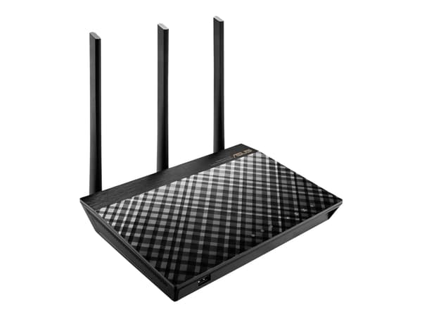 ASUS RT-AC1900U - Trådløs ruter 4-portssvitsj - 1GbE - Wi-Fi 5 - Dobbeltbånd