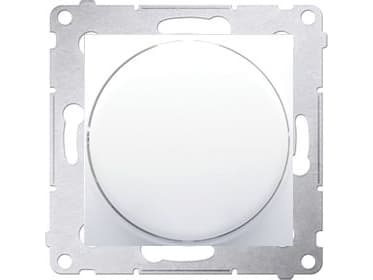 Kontakt-Simon Simon 54 Roterande dimmer för 230V dimbara LED-lampor 2-250W vit DS9L.01/11 (WMDS-004xLx-011)