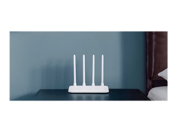 Xiaomi MI Router 4C - Trådløs ruter 2-port svitsj - Wi-Fi - 2,4 GHz Hvit