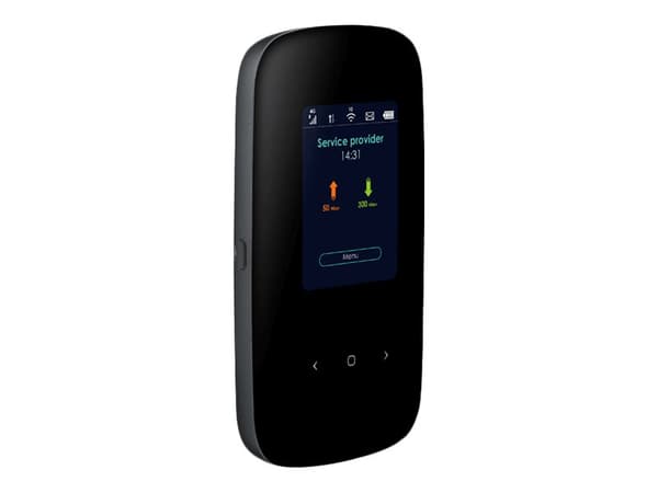 Zyxel LTE2566-M634, Wi-Fi 5 (802.11ac), Kaksitaajuus (2,4 GHz/5 GHz), 3G, 4G, Musta, Kannettava reititin