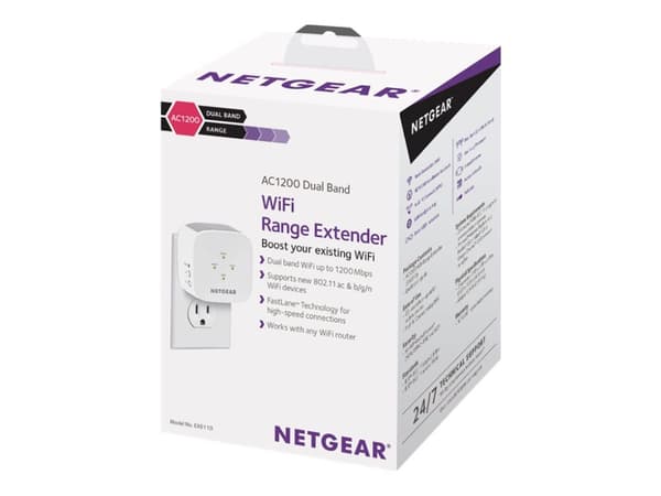 NETGEAR EX6110 - Räckviddsökare för wifi - Wi-Fi 5 - 2.4 GHz, 5 GHz