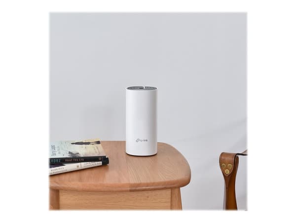 TP-Link Deco E4 - Wi-Fi-system (2 routere) - op til 2800 sq.ft - mesh - 802.11a/b/g/n/ac - Dual Band - (Understøtter max. 100 mbps)