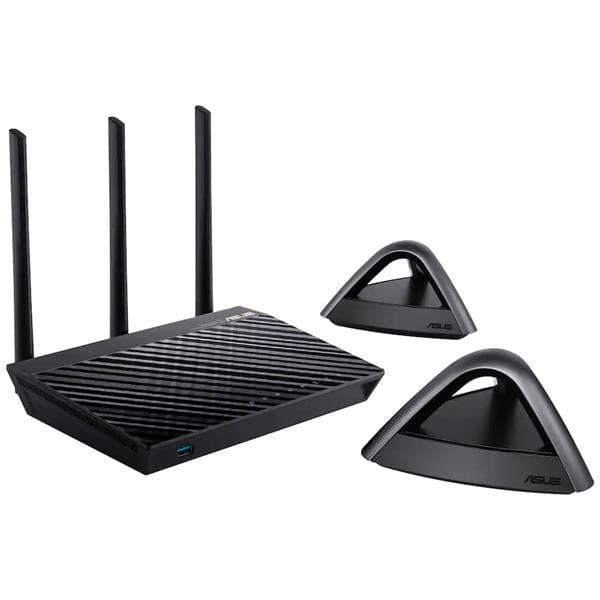 ASUS AiMesh AC1750 Wi-Fi System (1 x RT-AC66U + 2 x Lyra Trio Black)
