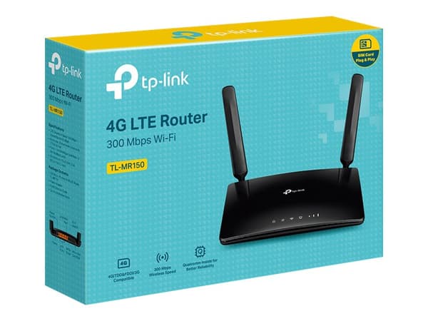 TP-Link TL-MR150 - Trådløs ruter - WWAN 4-portssvitsj 2,4 GHz