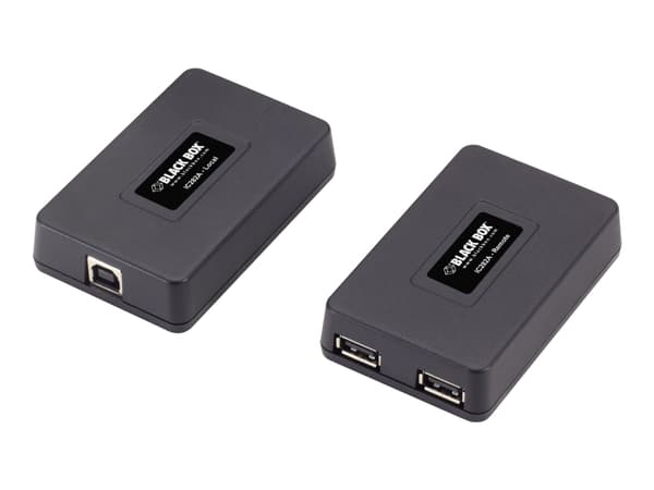 Black Box CAT5 Extender - USB-utvider - 2 porter - opp til 85 m