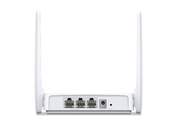 Mercusys MW301R, Wi-Fi 4 (802.11n), Enkeltbånd (2.4 GHz), Ethernet/bredbåndsforbindelse, Hvit, Frittstående router