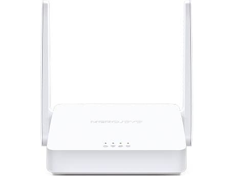 Mercusys MW301R, Wi-Fi 4 (802.11n), Enkeltbånd (2.4 GHz), Ethernet/bredbåndsforbindelse, Hvit, Frittstående router