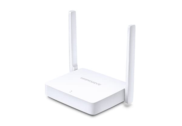 Mercusys MW301R, Wi-Fi 4 (802.11n), Enkeltbånd (2.4 GHz), Ethernet/bredbåndsforbindelse, Hvit, Frittstående router Hvit