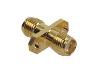 Delock - Antenneadapter - SMA beholder til SMA beholder skott