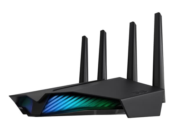 ASUS RT-AX82U - Trådløs ruter 4-portssvitsj - 1GbE - Wi-Fi 6 - Dobbeltbånd