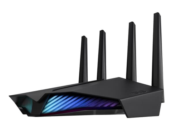 ASUS RT-AX82U - Trådløs ruter 4-portssvitsj - 1GbE - Wi-Fi 6 - Dobbeltbånd
