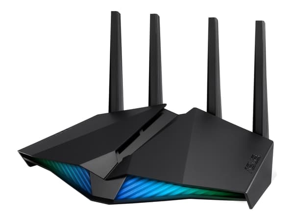 ASUS RT-AX82U - Trådløs ruter 4-portssvitsj - 1GbE - Wi-Fi 6 - Dobbeltbånd