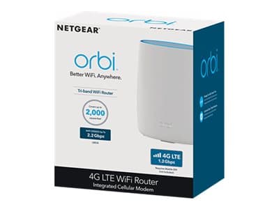 NETGEAR LBR20 - Trådløs ruter - WWAN 1GbE - Wi-Fi 5 - Dobbeltbånd
