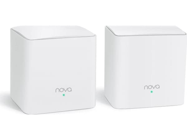 Tenda Nova MW5C - Wi-Fi-system - (2 rutere) - inntil 2500 kvadratfot - maske 1GbE - Wi-Fi 5 - Dobbeltbånd