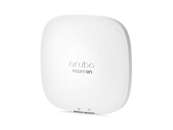 HPE Aruba Instant ON AP22 (RW) - Langattomat yhteydet - 802.11ax (Wi-Fi 6) - Bluetooth, Wi-Fi 6 - 2,4 GHz, 5 GHz - seinään/kattoon asennettava