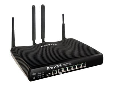 Draytek Vigor 2927LAC - Trådløs ruter - WWAN 6-porters svitsj - 1GbE, PPP - WAN-porter: 2 - Wi-Fi 5 - Dobbeltbånd
