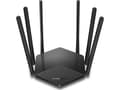 Miniatyrbilde 4 av 5: Mercusys MR50G, Wi-Fi 5 (802.11ac), Dobbelbånd (2.4 GHz / 5 GHz), Ethernet/bredbåndsforbindelse, Sort, Bærbar Router
