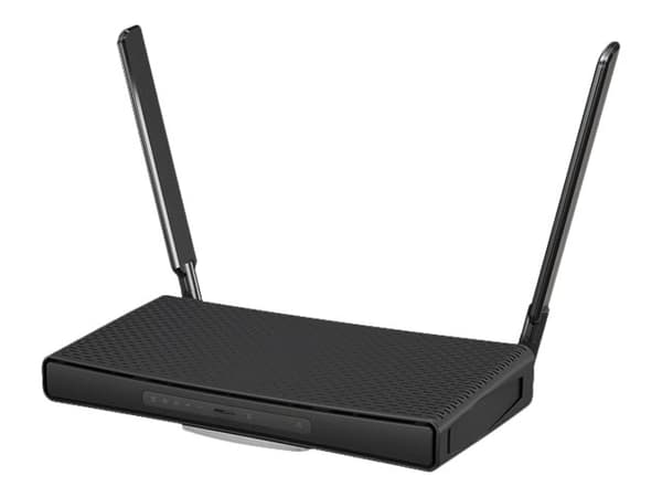 MikroTik hAP ac³ - Trådløs ruter 5-port svitsj - 1GbE - Wi-Fi 5 - Dobbeltbånd Sort