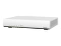 Pikkukuva 1 / 5: QNAP QHora-301W, Wi-Fi 6 (802.11ax), Kaksitaajuus (2,4 GHz/5 GHz), Ethernet LAN, Valkoinen, Pöytäreititin