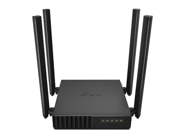 TP-Link Archer C54, Wi-Fi 5 (802.11ac), Dual-band (2,4 GHz / 5 GHz), Nätverksansluten (Ethernet), Svart, Bordsrouter