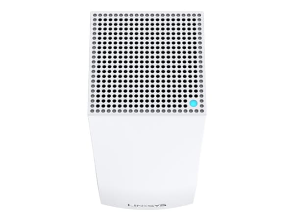 Linksys VELOP MX12600 - Wi-Fi-system - (3 rutere) - inntil 8100 kvadratfot - maske 1GbE - Wi-Fi 6 - Trippelbånd