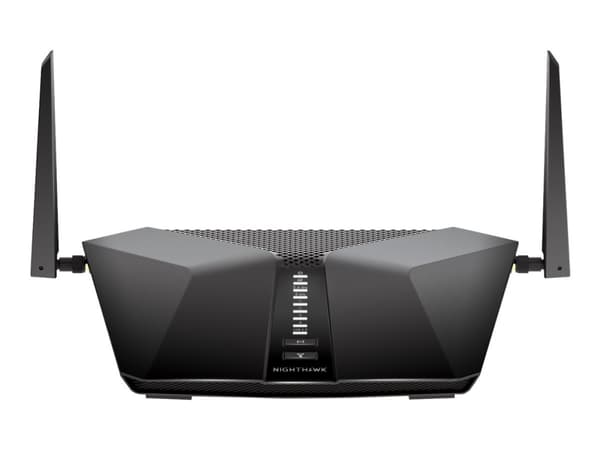 NETGEAR Nighthawk LAX20 - Trådløs ruter - WWAN 4-portssvitsj - 1GbE - Wi-Fi 6 - Dobbeltbånd