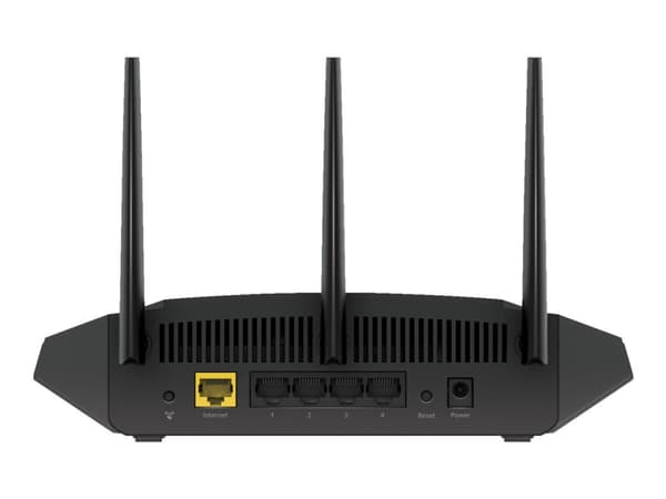 NETGEAR RAX10 - Trådløs ruter 4-portssvitsj - 1GbE - Wi-Fi 6 - Dobbeltbånd
