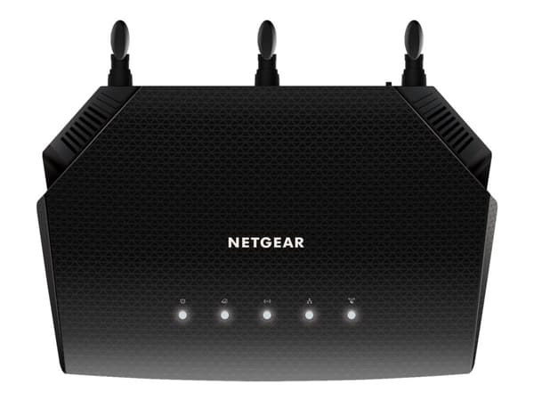 NETGEAR RAX10 - Trådløs ruter 4-portssvitsj - 1GbE - Wi-Fi 6 - Dobbeltbånd