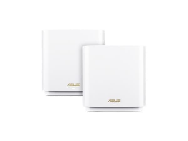 ASUS ZenWiFi AX (XT8), Wi-Fi 6 (802.11ax), Tri-band (2.4 GHz / 5 GHz / 60 GHz), Ethernet LAN, Valkoinen, Pöytäreititin