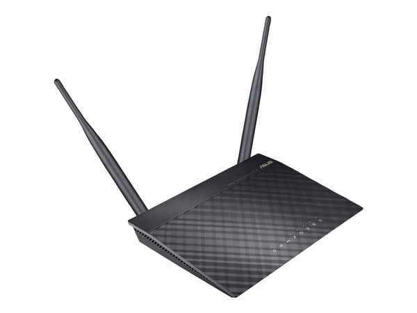 ASUS RT-N12E - Trådløs ruter - 4-portssvitsj - Wi-Fi - 2,4 GHz