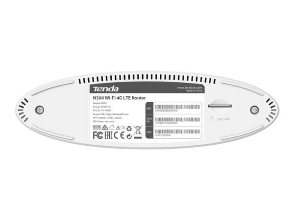 Tenda 4G03 - Trådlös router - WWAN - Wi-Fi - 2,4 GHz