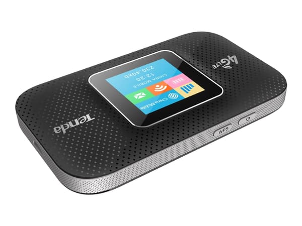 Tenda 4G185 V2.0, Wi-Fi 4 (802.11n), Yksi kaista (2,4 GHz), 3G, 4G, Musta, Kannettava reititin