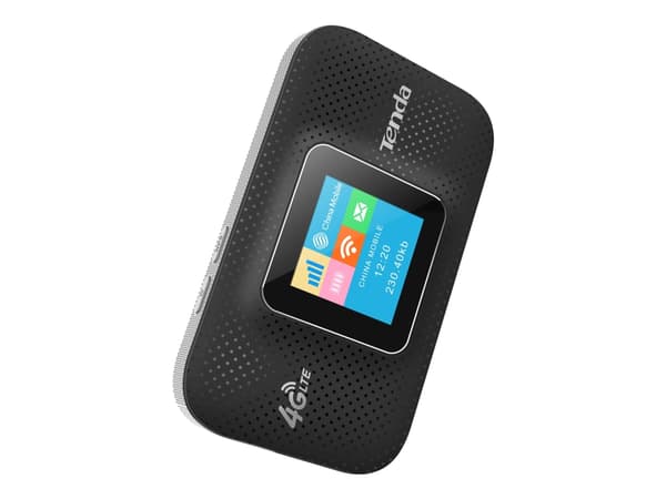 Tenda 4G185 V2.0, Wi-Fi 4 (802.11n), Yksi kaista (2,4 GHz), 3G, 4G, Musta, Kannettava reititin