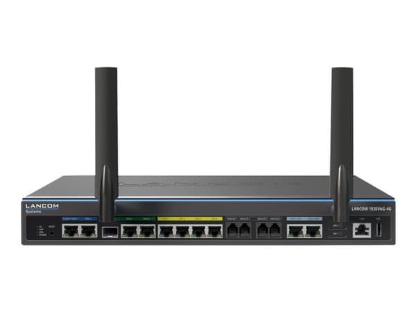 LANCOM 1926VAG-4G - Reititin - ISDN/WWAN/DSL 4-porttinen kytkin - 1GbE, PPP - WAN-portti: 2 - VoIP-telefonisovitin