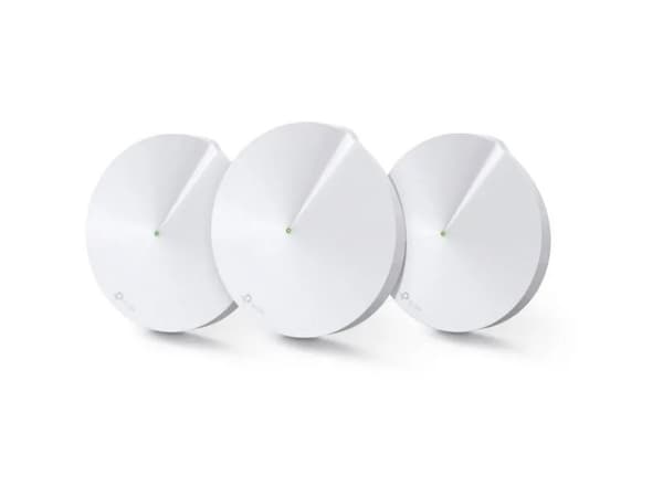 TP-Link Deco M9 Plus, Hvit, Innvendig lys, Mesh system, Kraft indikator, Tri-band (2.4 GHz / 5 GHz / 5 GHz), Wi-Fi 5 (802.11ac)