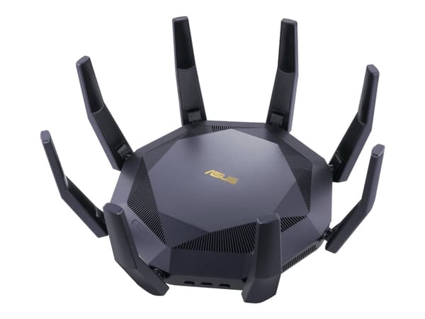 ASUS RT-AX89X AX6000 AiMesh, Wi-Fi 6 (802.11ax), Kaksitaajuus (2,4 GHz/5 GHz), Ethernet LAN, 3G, Musta, Pöytäreititin