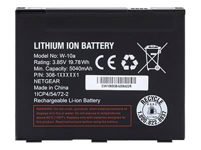 NETGEAR MHBTR10 - Batteri for mobiltelefonstilgangspunkt - litiumion - 5040 mAh - for Nighthawk M1 Mobile Router