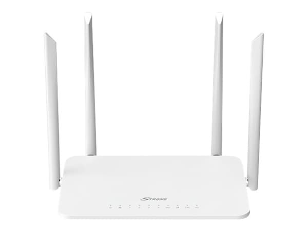 Strong Dual Band Gigabit Router 1200S - Trådløs ruter 4-portssvitsj - 1GbE - Wi-Fi 5 - Dobbeltbånd