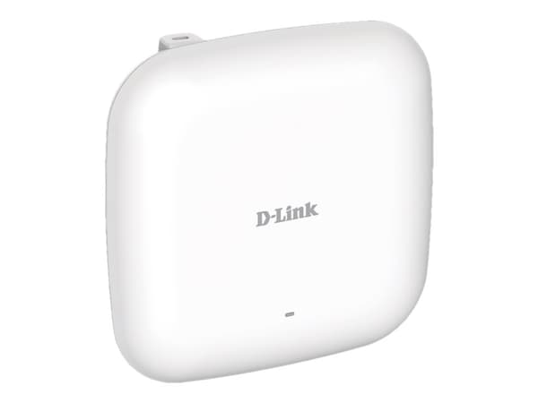 Nuclias Connect DAP-X2850 - Trådløst tilgangspunkt - 2 porter - Wi-Fi 6 - 2.4 GHz, 5 GHz - vegg/tak-monterbar Hvit