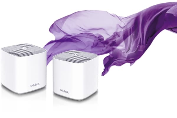 D-Link Covr Whole Home COVR-X1862 - Wi-Fi-system - (2 rutere) - inntil 420 kvm - maske 1GbE - Wi-Fi 6 - Dobbeltbånd