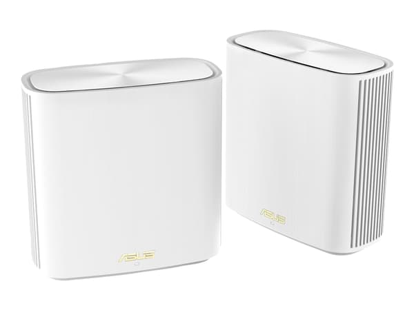 ASUS ZenWiFi XD6 - Wifi-system - (2 routrar) - upp till 5400 kvadratfot - mesh 1GbE - Wi-Fi 6 - Dubbelband