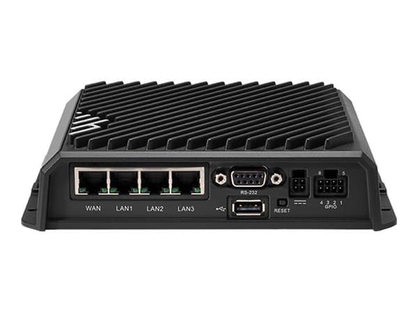 Cradlepoint R1900-5GB - Trådløs ruter - WWAN 4-portssvitsj - 1GbE Dobbeltbånd - 5G - med 1-års NetCloud Mobile Performance Essentials + Advanced Plan